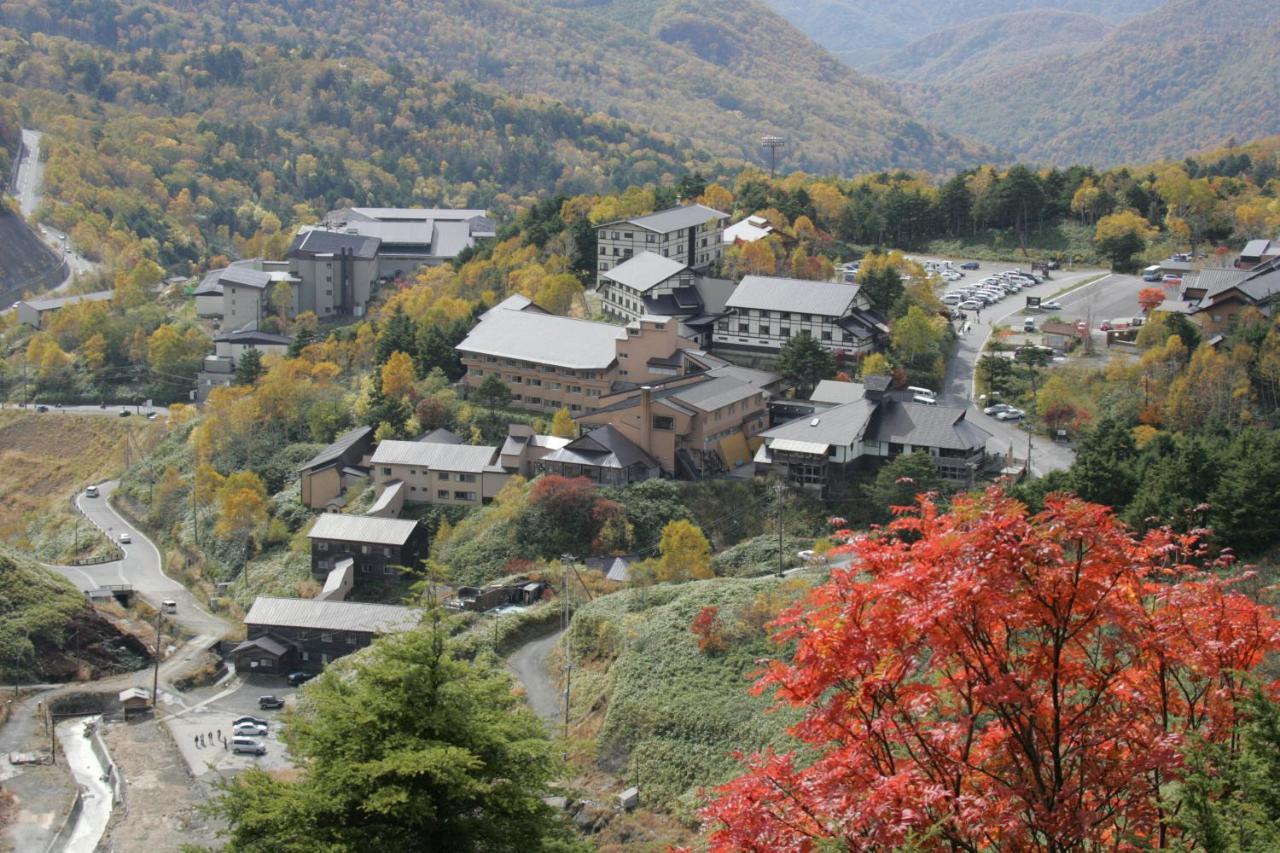 Manza Onsen Nisshinkan Tsumagoi Esterno foto